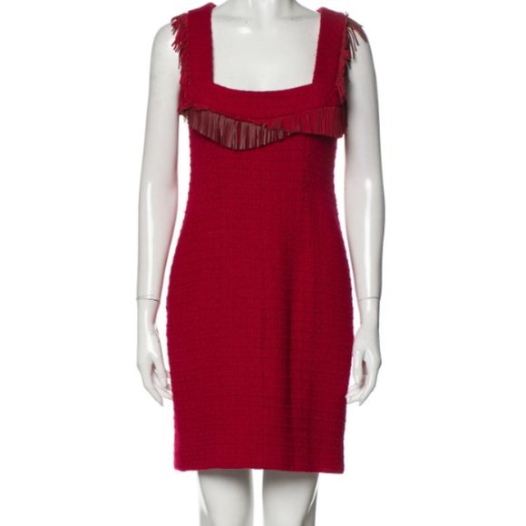 Chanel Runway Wool Sheath Dress - Picture 6 of 6
